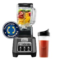 Licuadora Oster 2 Litros con Tecnología Reversible, Vaso Blend-N-Go BLSTXPG-BGW 1500W